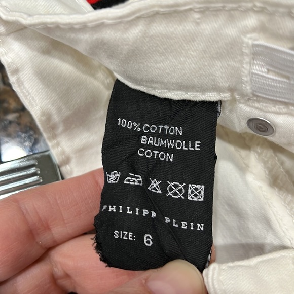 Philipp Plein Illegal Fight Club Straight Cut, Unisex Size 6, EUC - Picture 5 of 8